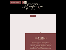 Tablet Screenshot of la-truffe-noire.com